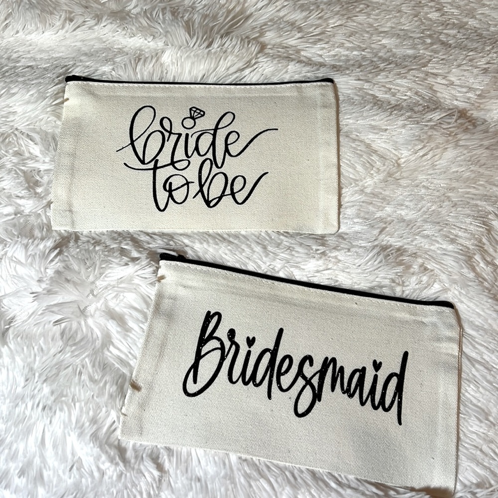 Wedding cosmetic bags